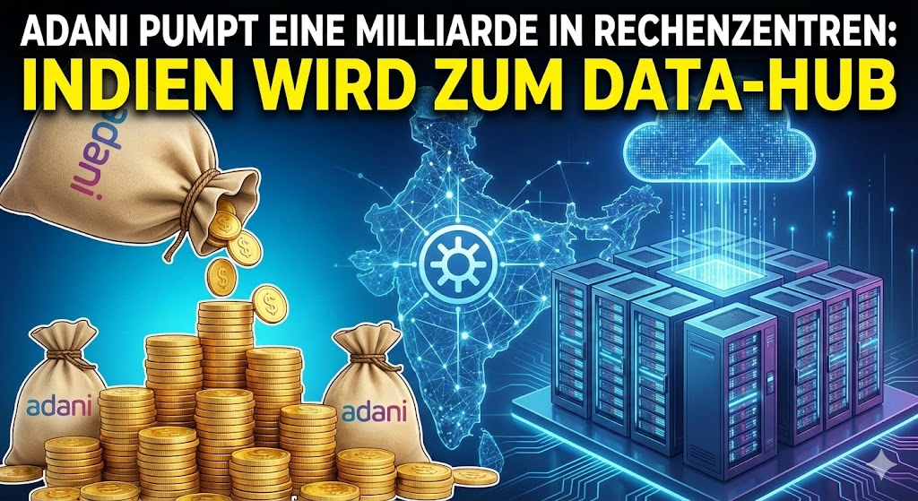 Adani pumpt eine Milliarde in Rechenzentren: Indien wird zum Data-Hub