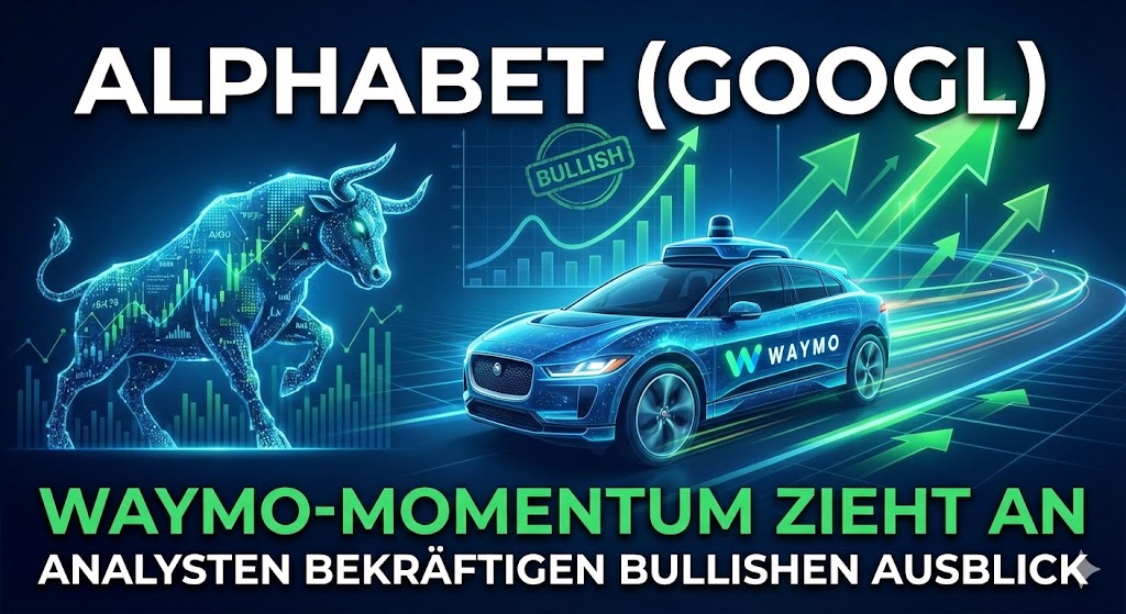 Alphabet (GOOGL): Waymo-Momentum zieht an – Analysten bekräftigen bullishen Ausblick