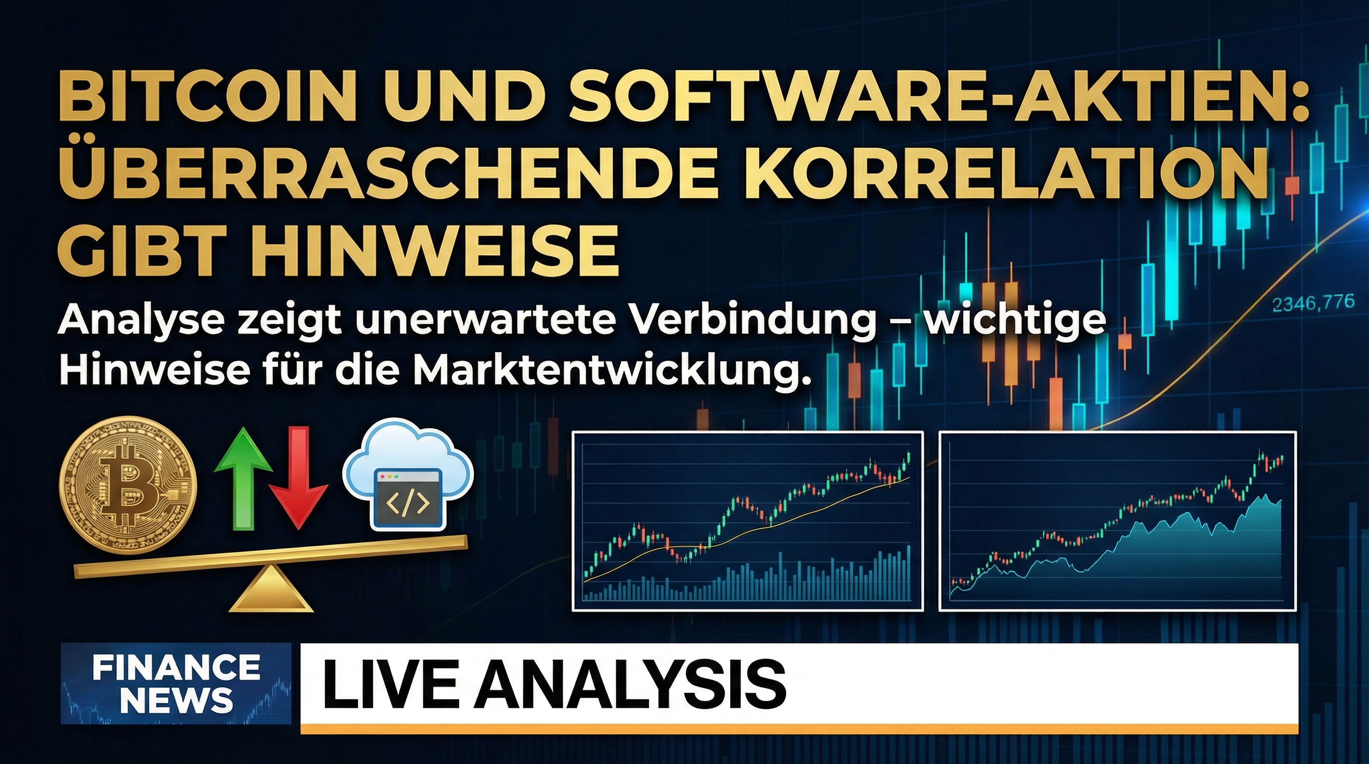 Bitcoin und Software-Aktien: Überraschende Korrelation gibt Hinweise