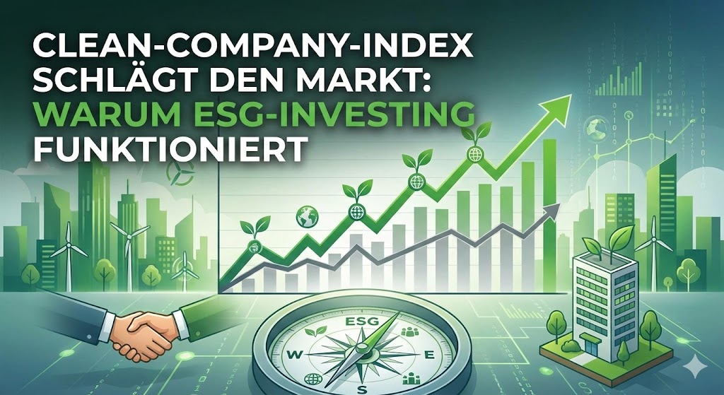 Clean-Company-Index schlägt den Markt: Warum ESG-Investing funktioniert