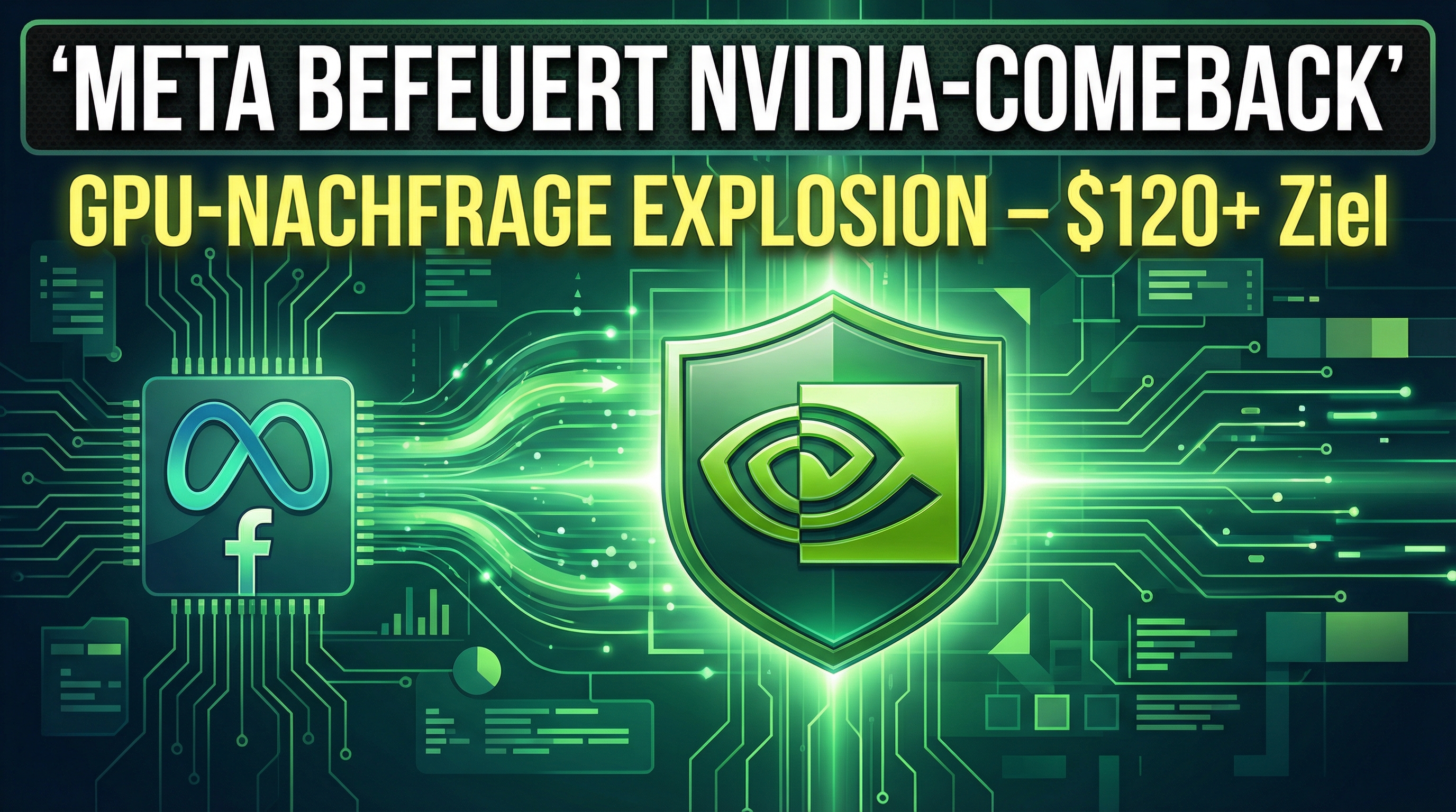 Meta beschleunigt NVIDIA-Boom – Neue KI-Infrastruktur-Ambitionen treiben Chip-Giganten an