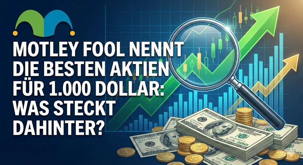 Motley Fool nennt die besten Aktien für 1.000 Dollar: Was steckt dahinter?