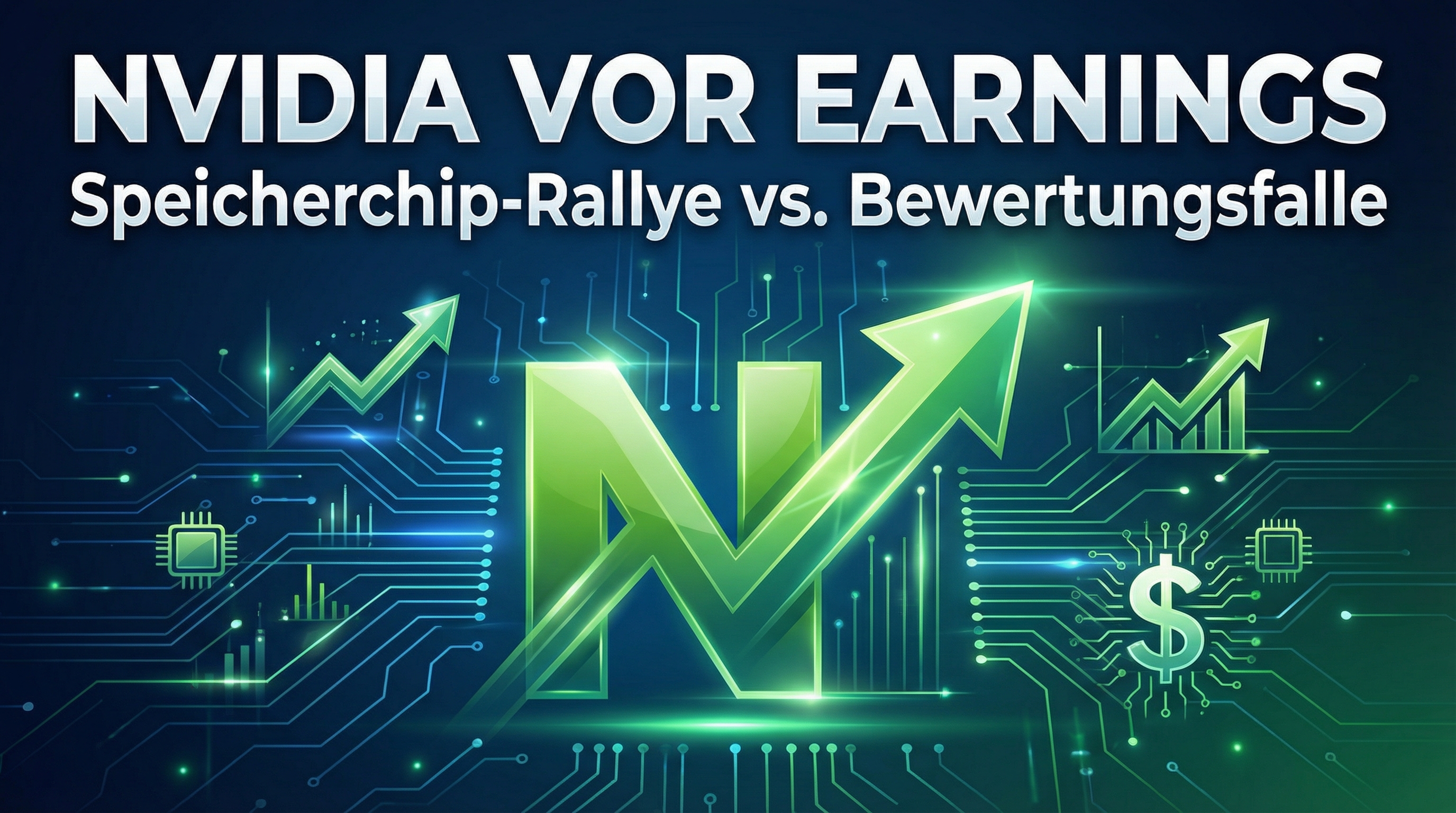 NVIDIA vor Earnings: Speicherchip-Rallye als positives Vorzeichen – Doch die Bewertung bleibt fragwürdig