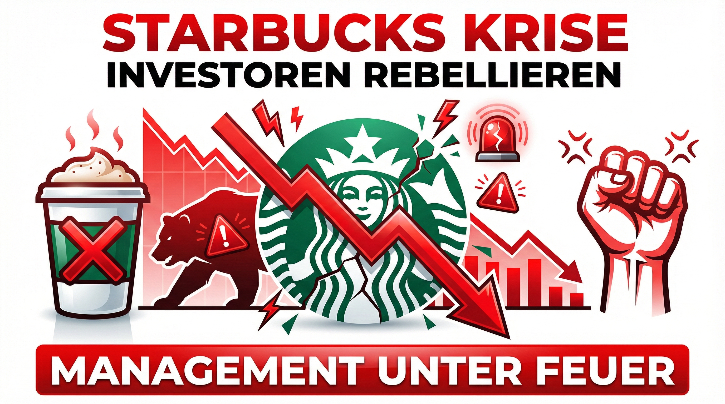 Starbucks unter Aktionärsdruck: Investoren fordern Rauswurf des Managements